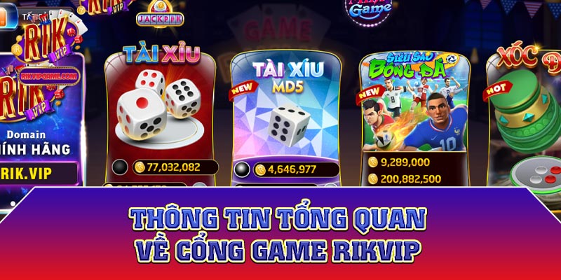 Thông tin tổng quan về cổng game Rikvip