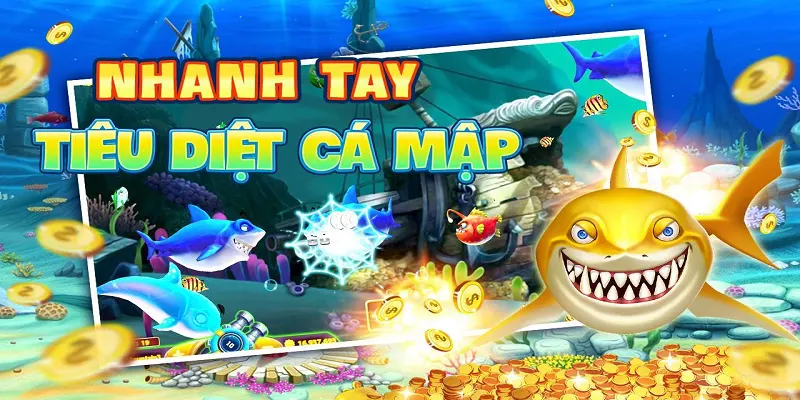 Bắn ngay khi cá vừa xuất hiện trên bàn game bắn cá