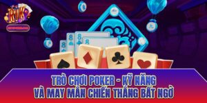 Trò chơi Poker - Kỹ năng và may mắn chiến thắng bất ngờ