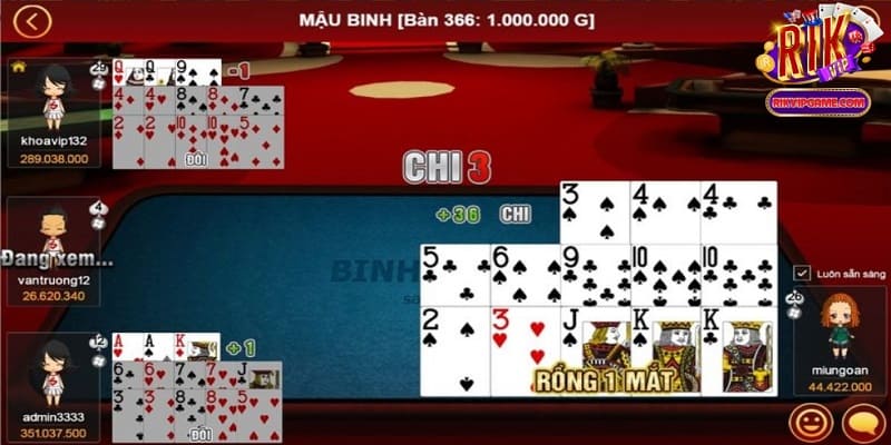 Hiểu rõ luật chơi game Mậu Binh đổi thưởng uy tín