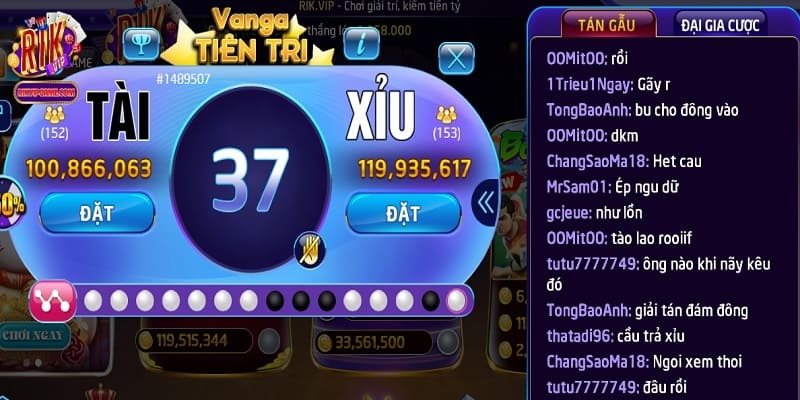 Ưu điểm tham gia giải trí với game tài xỉu Rikvip